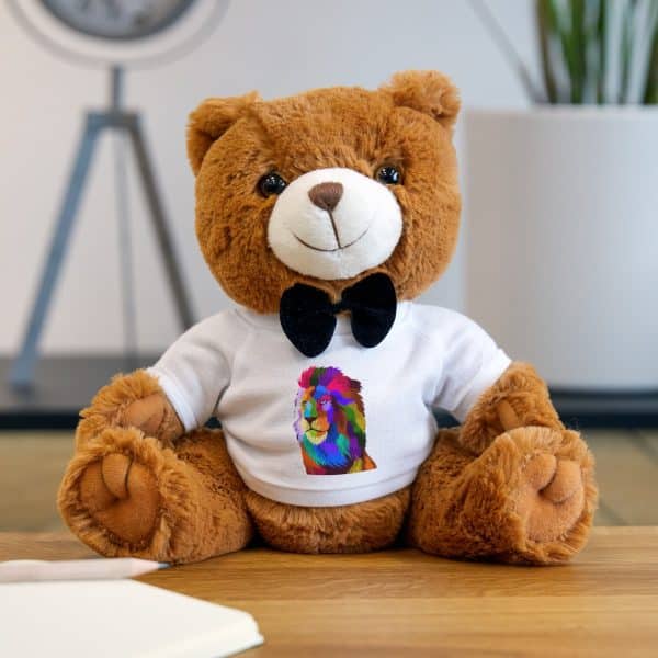 Teddy Bear with T-Shirt Lion - Image 5