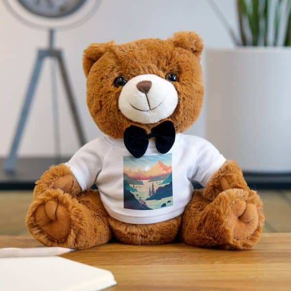 Teddy Bear with T-Shirt Sunset - Image 5