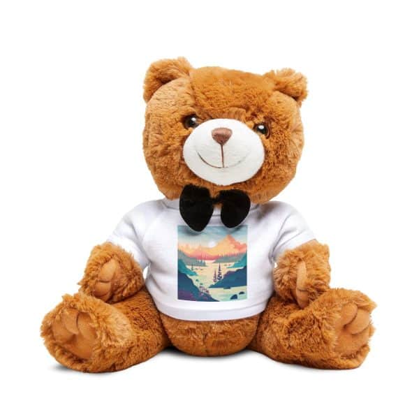 Teddy Bear with T-Shirt Sunset